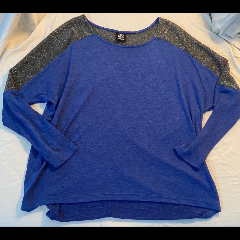 Blue/Silver Bobeau Long Sleeve (Size S)